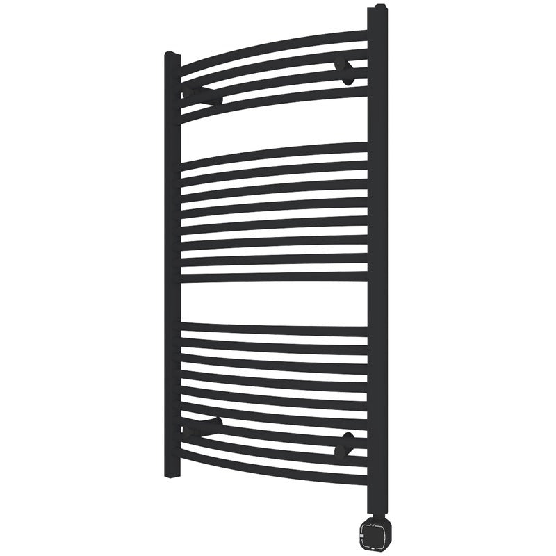Heatgene Large Electric Radiator Towel Warmer with Programmable Smart Timer and Temperature Control in Brushed, Chrome, Matte Black, Gloss White HGR02106