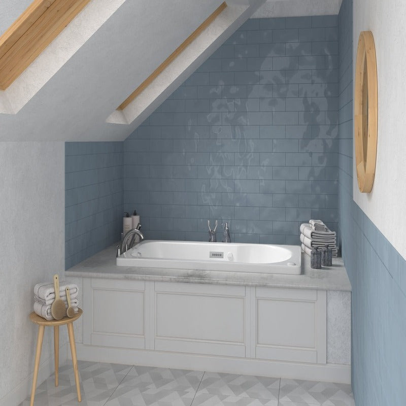 Atlantis Whirlpools Zepher 31.625" x 59.5" Air and Whirlpool Bathtub