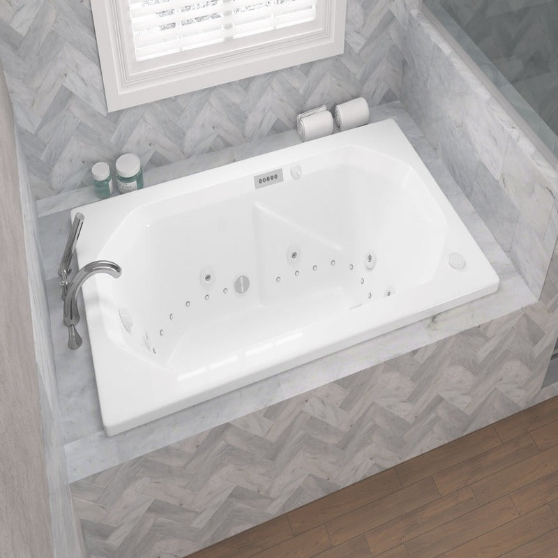 Atlantis Whirlpools Mirage 35.875" x 59.625" Air and Whirlpool Bathtub
