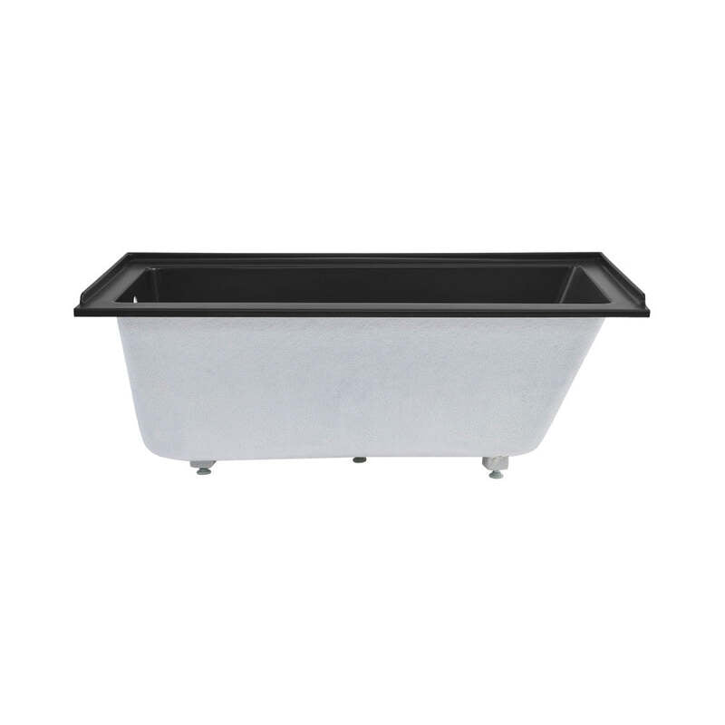 Swiss Madison Voltaire 60" X 30" Left-Hand Drain Alcove Bathtub in Matte Black