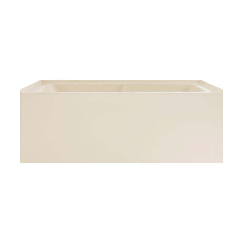 Swiss Madison Voltaire 60" X 32" Right-Hand Drain Alcove Bathtub with Apron in Bisque