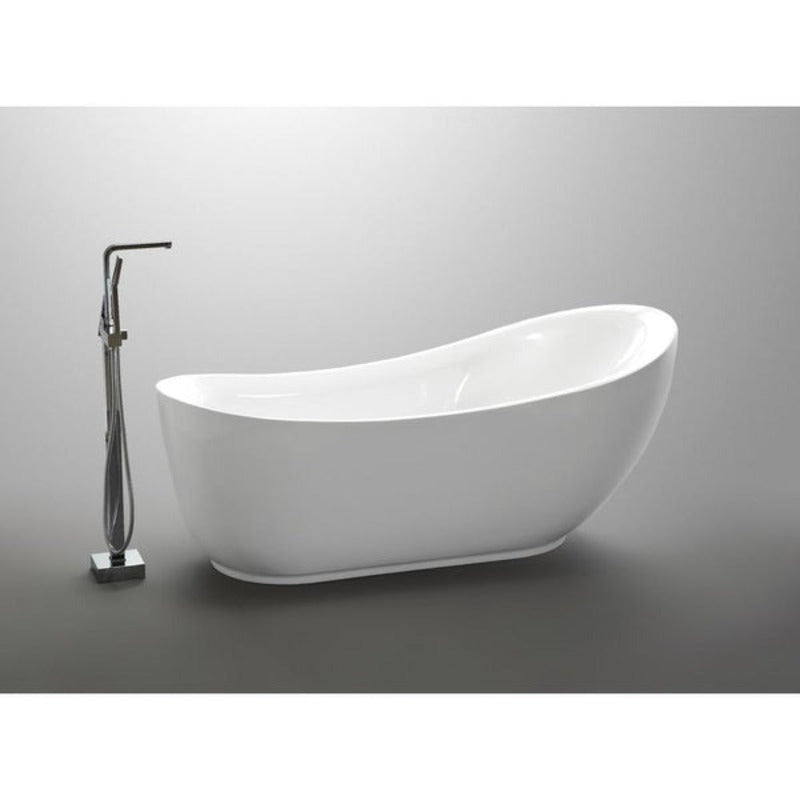 ANZZI TALYAH SERIES FT-AZ090 5.92 FT. FREESTANDING BATHTUB IN WHITE