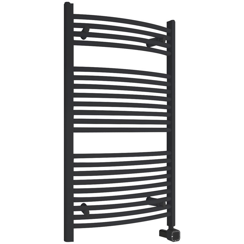 Heatgene Large Electric Radiator Towel Warmer with Programmable Smart Timer and Temperature Control in Brushed, Chrome, Matte Black, Gloss White HGR02106