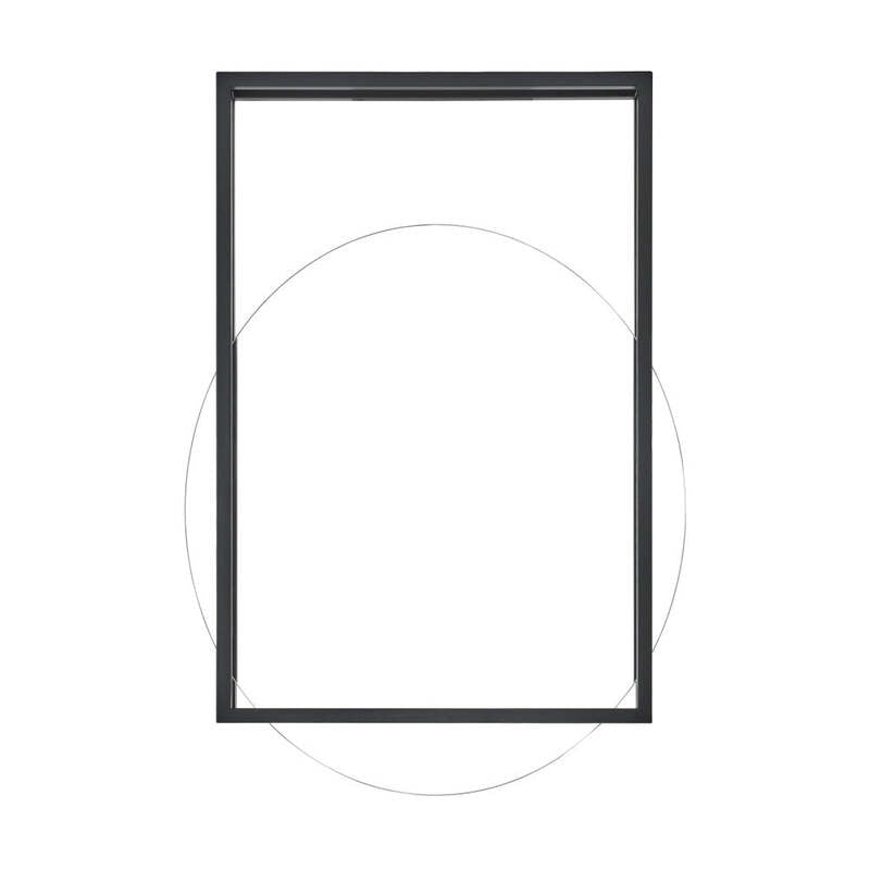 Swiss Madison Pierre 30" Vanity Mirror in Matte Black