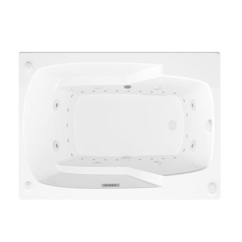 Atlantis Whirlpools Eros Deluxe Series 35.5 x 59 Dual Jetted Air & Whirlpool Bathtub