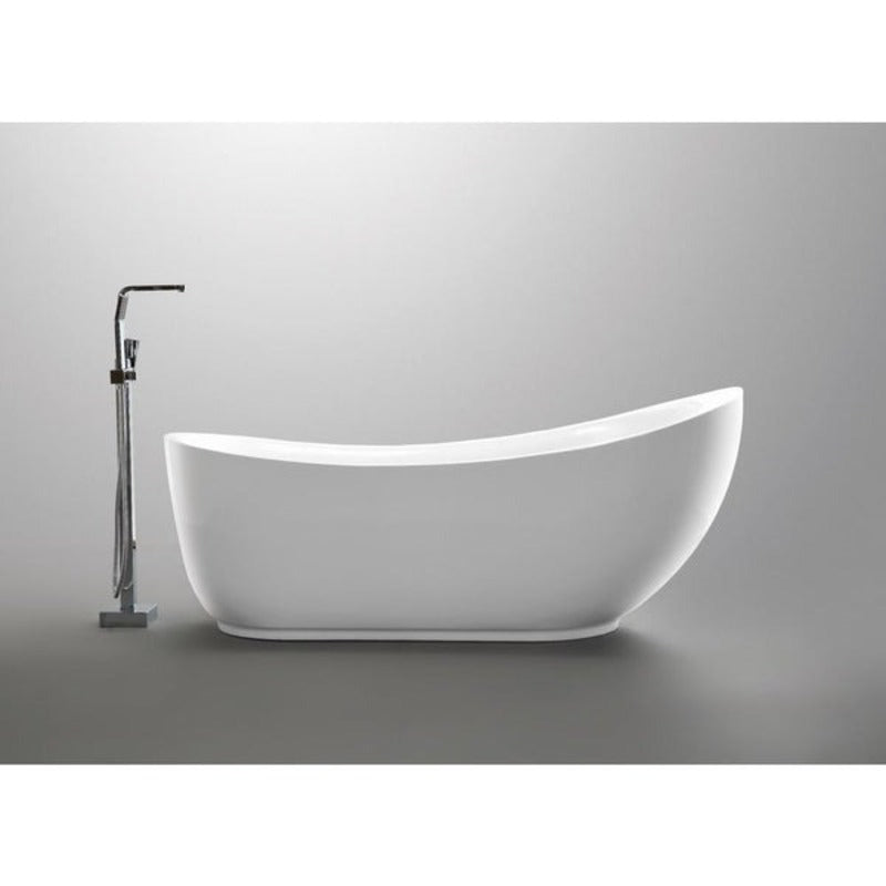 ANZZI TALYAH SERIES FT-AZ090 5.92 FT. FREESTANDING BATHTUB IN WHITE
