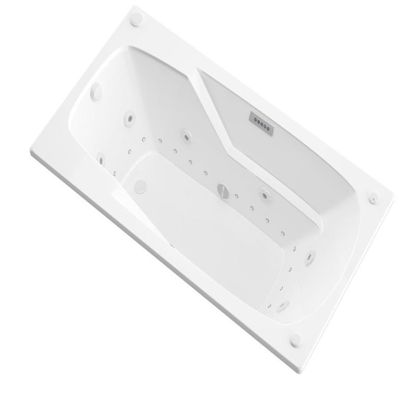 Atlantis Whirlpools Eros Deluxe Series 31.75 x 59 Dual Jetted Air and Whirlpool Bathtub