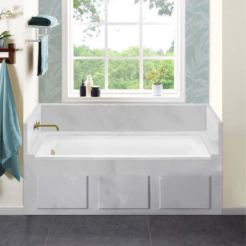 Swiss Madison Voltaire 66" X 32" Left-Hand Drain Alcove Bathtub