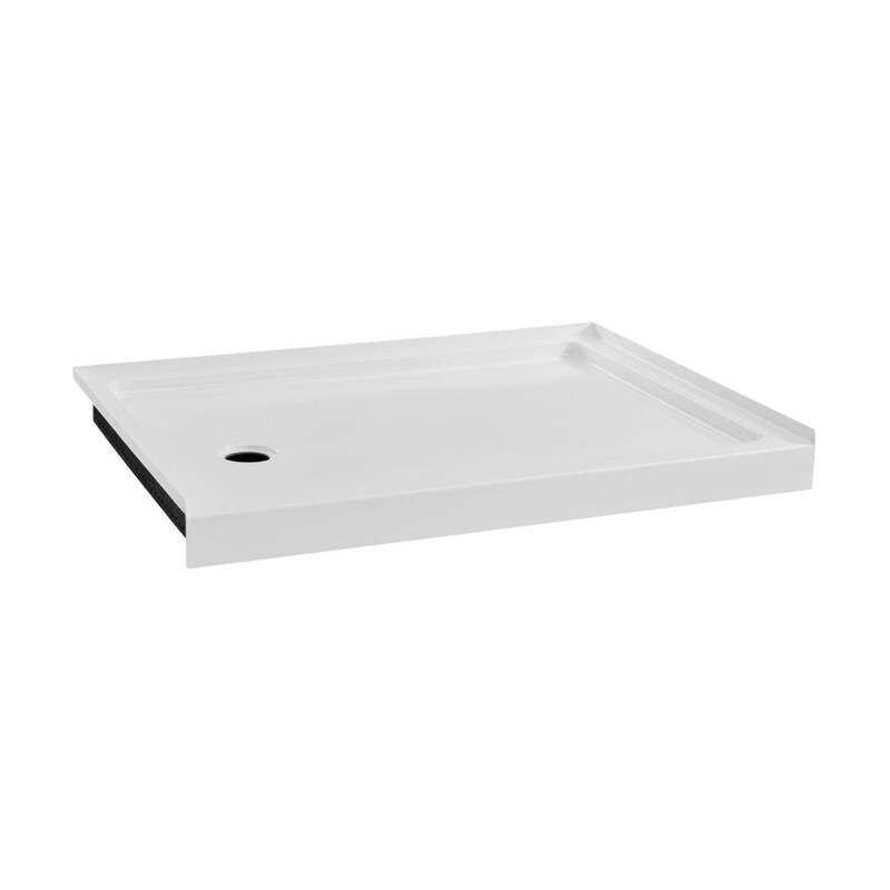 Swiss Madison Carré 48" x 36" Acrylic White, Single-Threshold, Left Drain, Shower Base