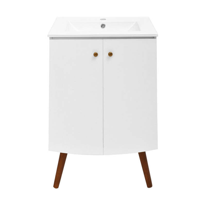 Swiss Madison Manoir 24" Bathroom Vanity in White