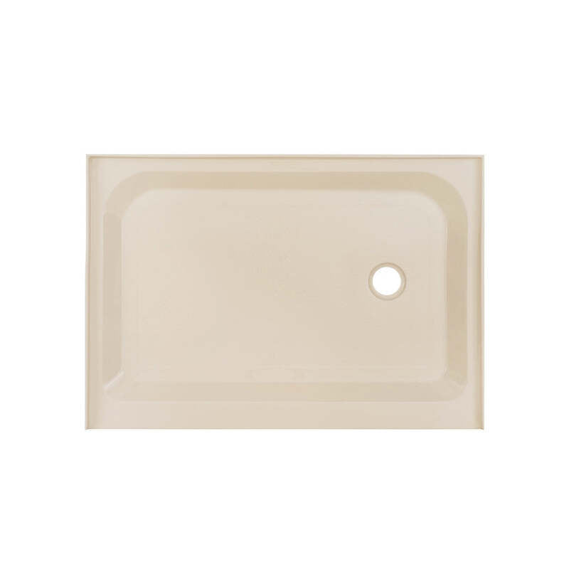 Swiss Madison Voltaire 48 x 36 Single-Threshold, Right-Hand Drain, Shower Base in Biscuit