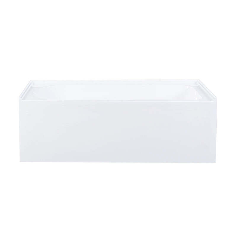 Swiss Madison Voltaire 60" X 30" Left-Hand Drain Alcove Bathtub with Apron and Armrest