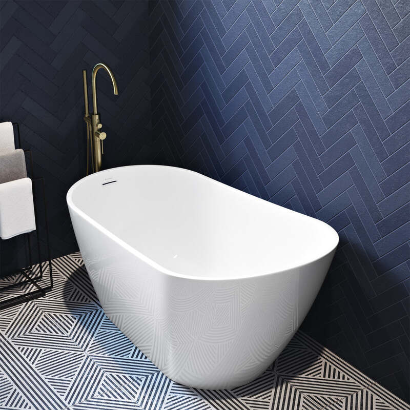 Swiss Madison Sublime 60" Single Slipper Freestanding Bathtub