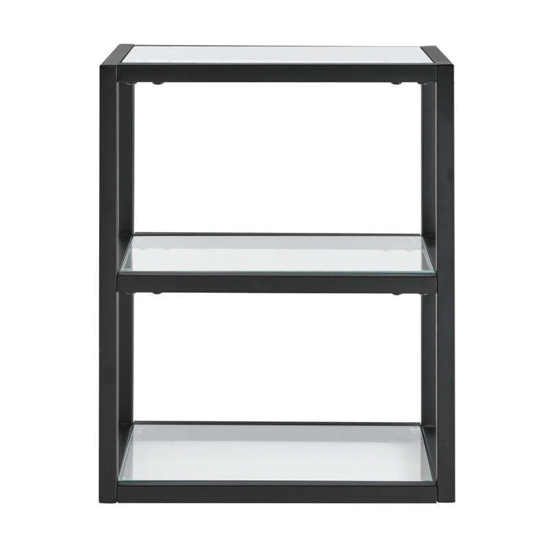 Swiss Madison Pierre 16"x20"x10" Wall-Mounted Linen Cabinet in Matte Black
