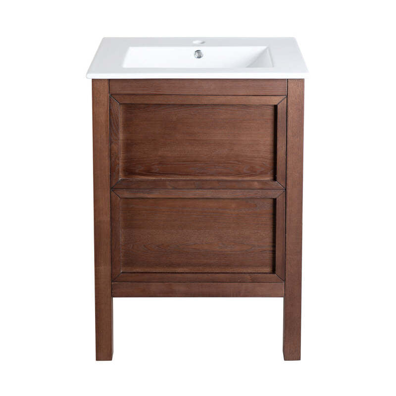 Swiss Madison Nadar 24" Bathroom Vanity in Walnut