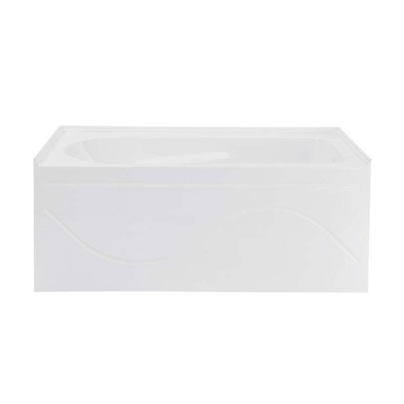 Swiss Madison Ivy 48'' x 32" Bathtub with Apron Right Hand Drain in White