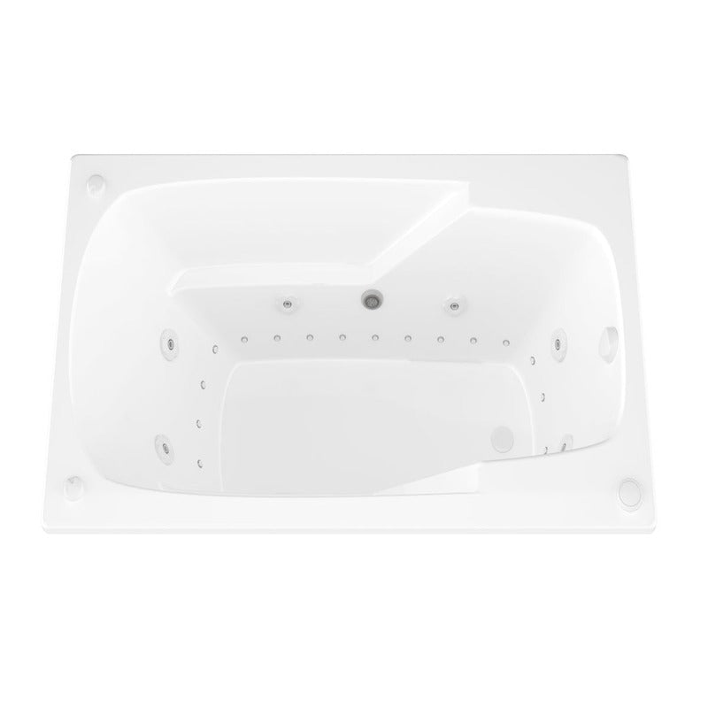 Atlantis Whirlpools Eros Deluxe Series 35.5 x 59 Dual Jetted Air & Whirlpool Bathtub