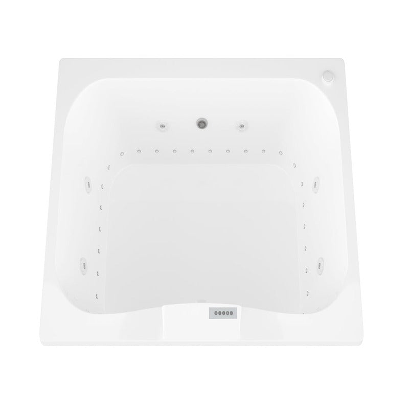 Atlantis Whirlpools Neptune 40.625" x 58.5" Air & Whirlpool Bathtub