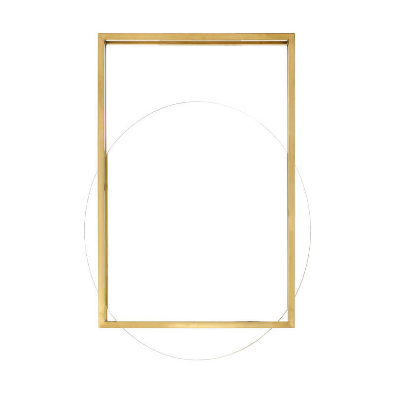 Swiss Madison Pierre 30 Vanity Mirror in Brushed Gold