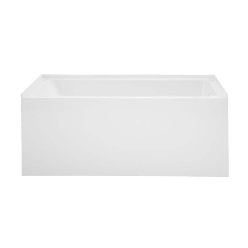 Swiss Madison Voltaire 54" X 30" Right-Hand Drain Alcove Bathtub with Apron