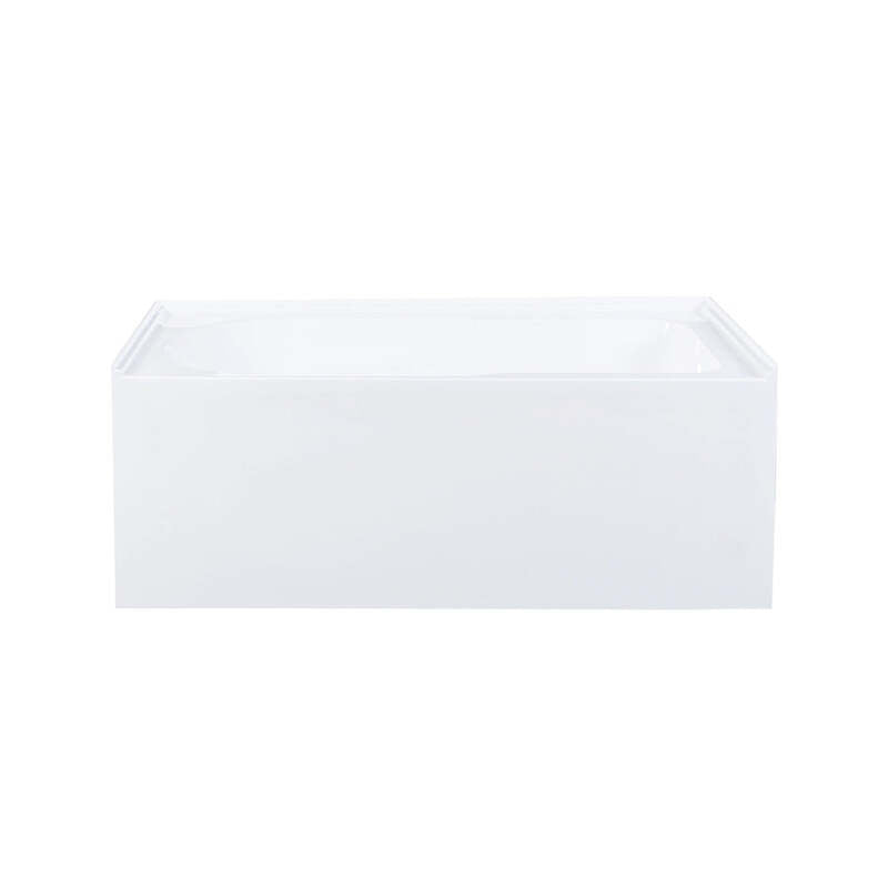 Swiss Madison Voltaire 54" X 30"  Right-Hand Drain Alcove Bathtub with Apron & Armrest