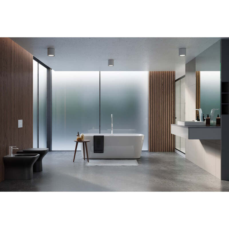 Swiss Madison Carré 48" x 36" Acrylic White, Single-Threshold, Left Drain, Shower Base