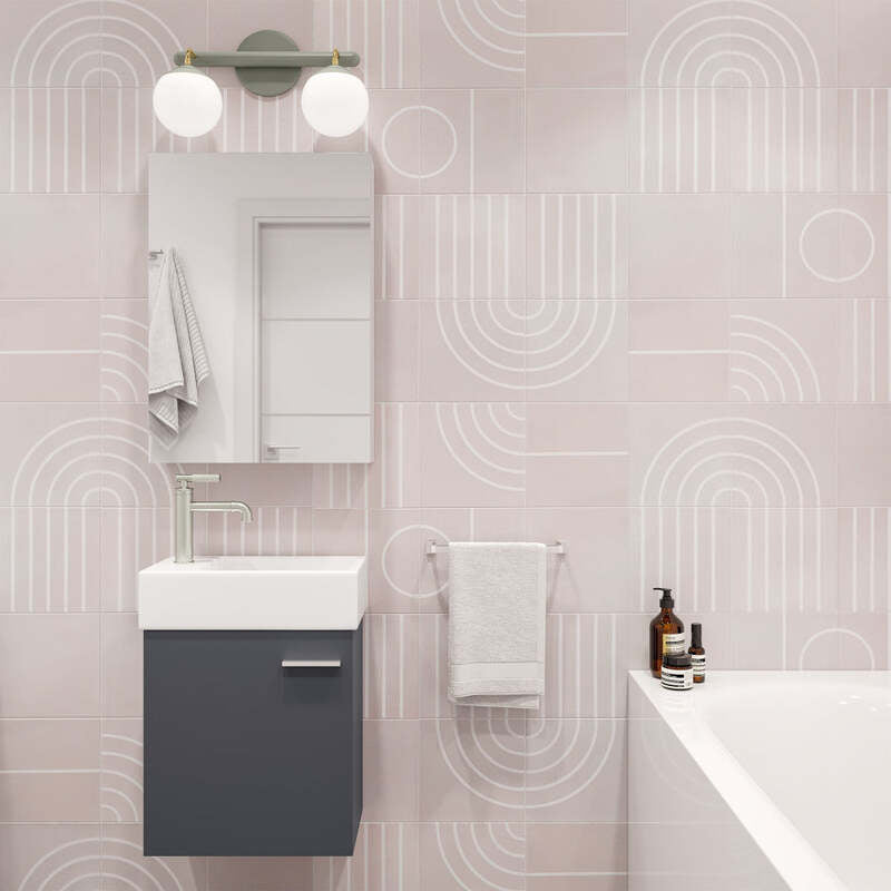 Swiss Madison Colmer 18" Wall-Mounted Bathroom Vanity in Slate