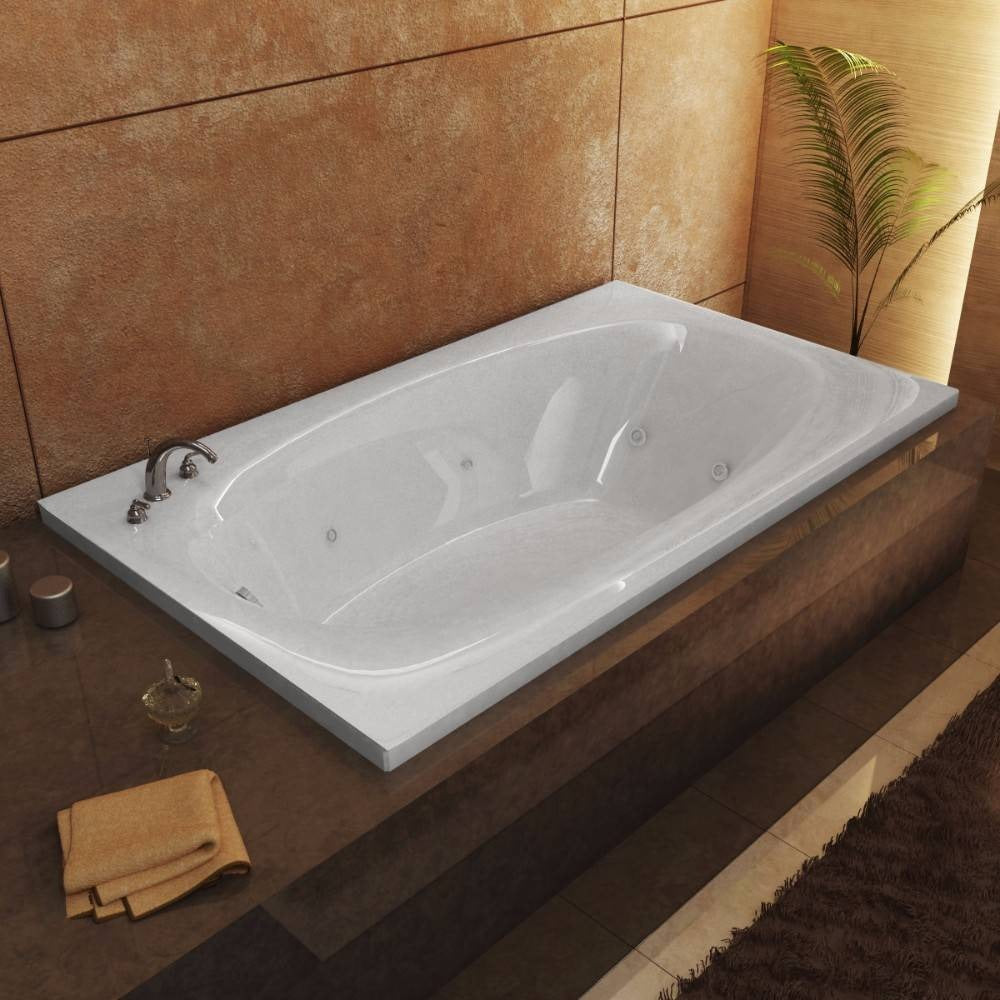 Atlantis Whirlpools Polaris 42 x 66 Rectangular Whirlpool Jetted Bathtub - 4266PWR