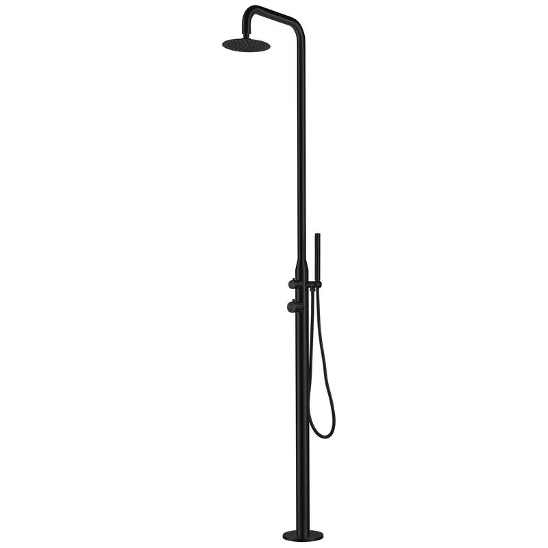 Heatgene Stainless Steel Freestanding Outdoor Shower for Poolside/Patio Drench/Indoor Shower HG9005MB