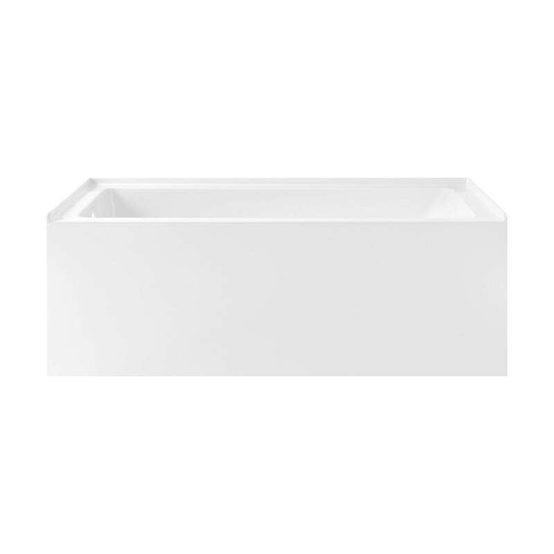 Swiss Madison Voltaire 60" X 32" Left-Hand Drain Alcove Bathtub with Apron