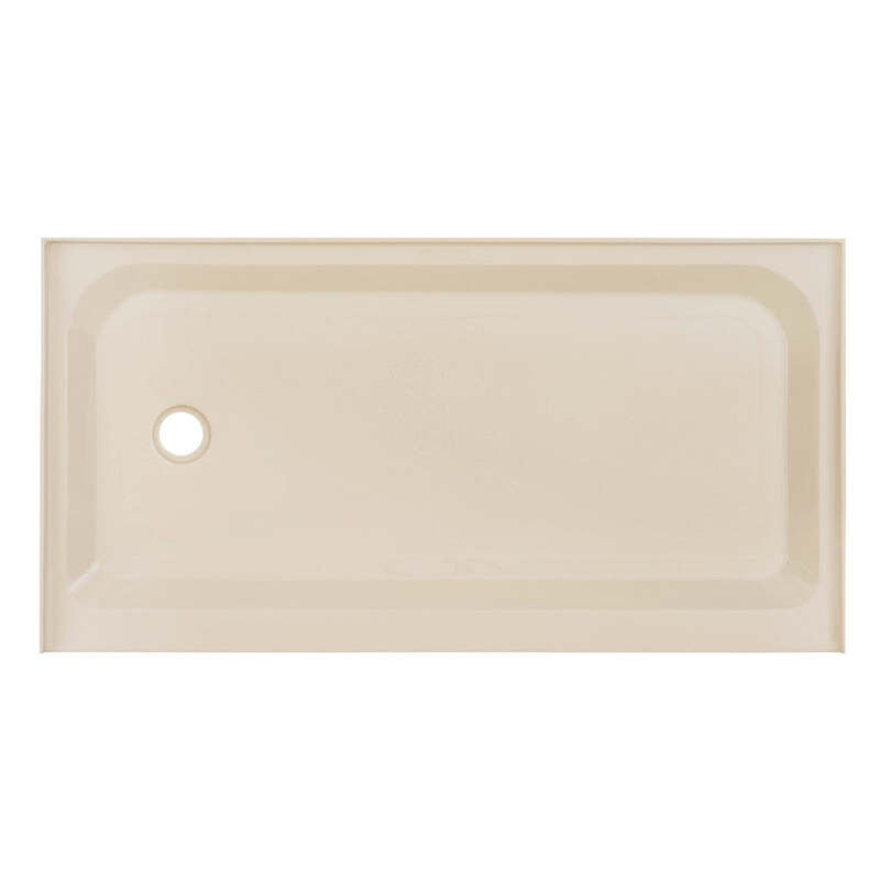 Swiss Madison Voltaire 60 x 32 Single-Threshold, Left-Hand Drain, Shower Base in Biscuit