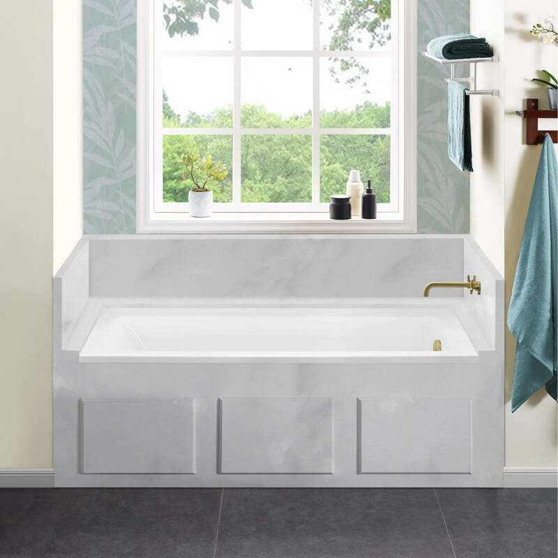Swiss Madison Voltaire 60" X 30" Right-Hand Drain Alcove Bathtub