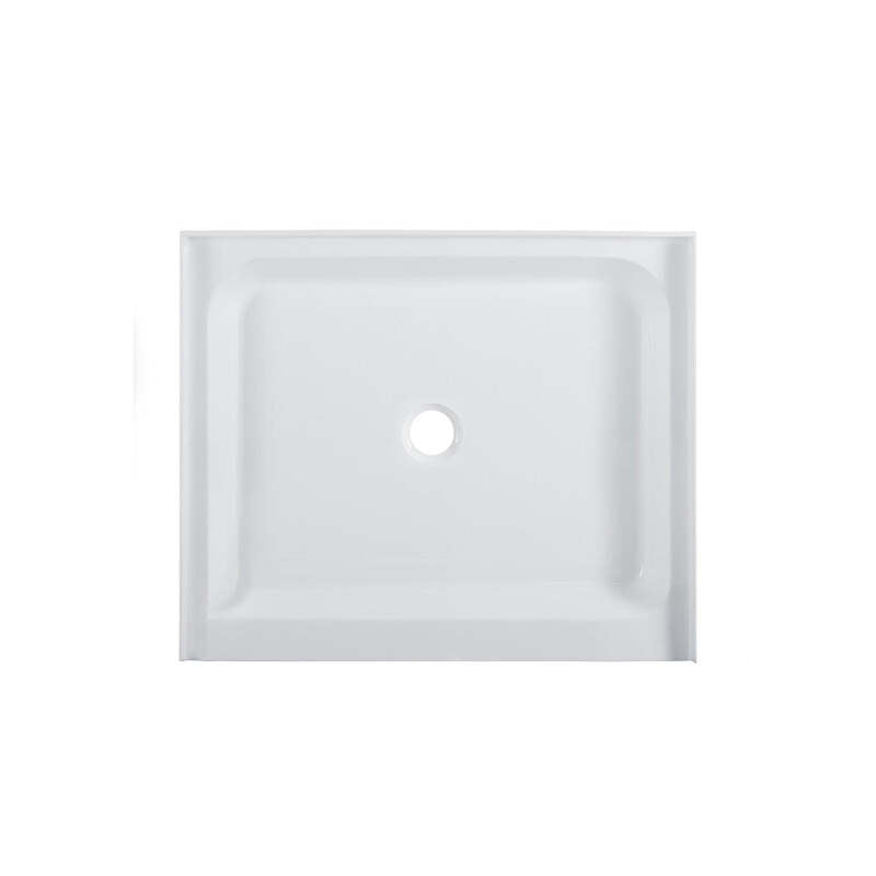 Swiss Madison Voltaire 42 x 36 Acrylic White, Single-Threshold, Center Drain, Shower Base
