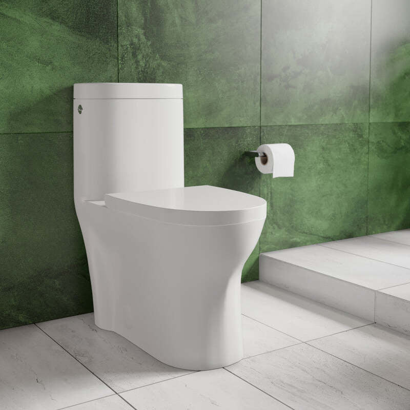 Swiss Madison Monaco One-Piece Elongated Toilet Dual-Flush 1.1/1.6 gpf, Touchless