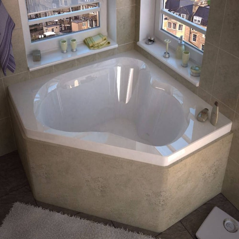 Atlantis Whirlpools Cascade 60 x 60 Corner Air Jetted Bathtub - 6060CAL