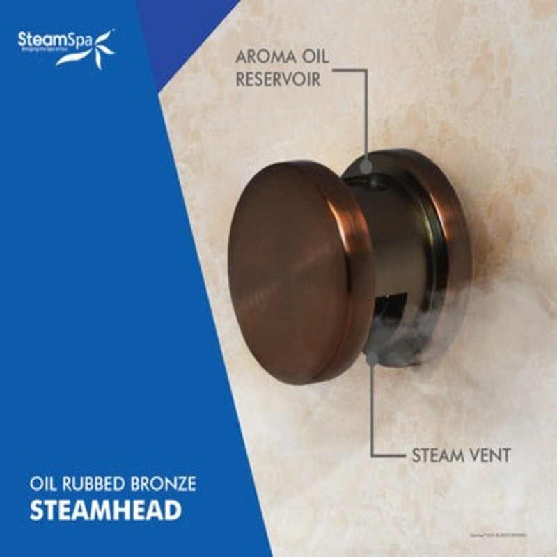 Black Series Wifi and Bluetooth 10.5kW QuickStart Steam Bath Generator Package in Oil Rubbed Bronze