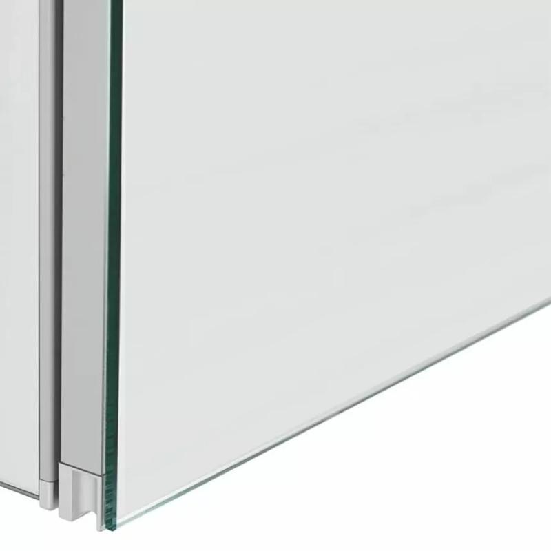 AQUADOM Royale LED Light Medicine Cabinet, Left-Handed, Recessed or Surface 24" x 5" x 30"