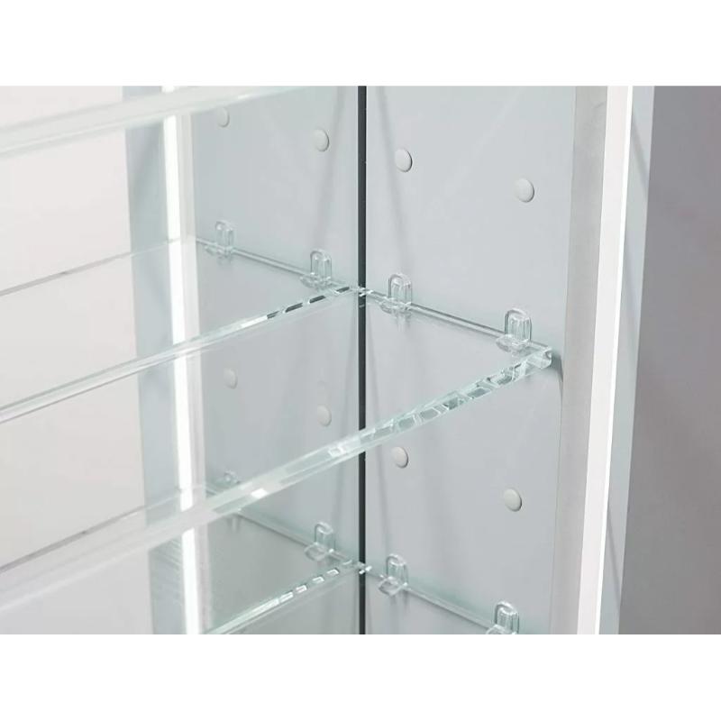 AQUADOM Royale LED Light Medicine Cabinet, Left-Handed, Recessed or Surface 24" x 5" x 30"