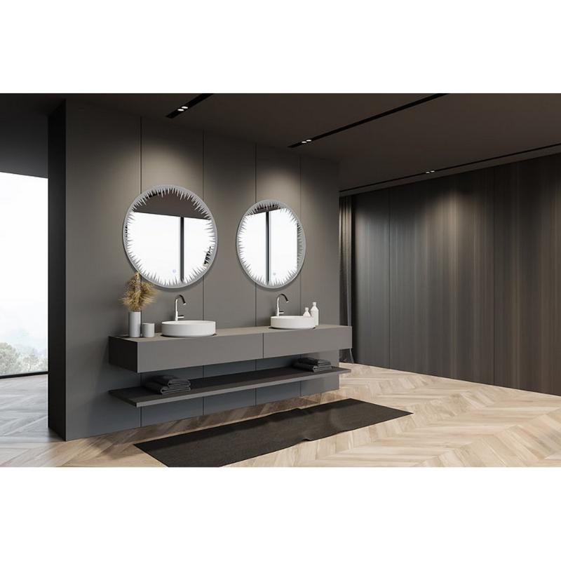 AQUADOM Royale Plus LED Lighted Medicine Cabinet, Anit-Fog, Dimmable, Recessed or Surface 36" x 1.5" x 36"