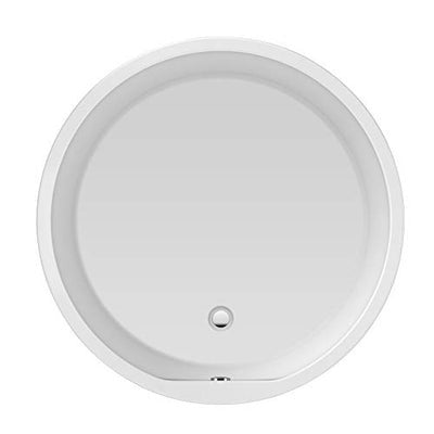 Heatgene 59' Acrylic Freestanding Bathtub Contemporary Soaking Tub Easy to Install UPC Certified Drain & Overflow Assembly Included HG3000