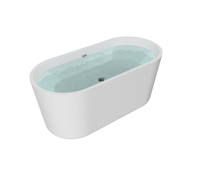 Heatgene Freestanding Soaking Tub UPC Certified Drain & Overflow Assembly Included HG476
