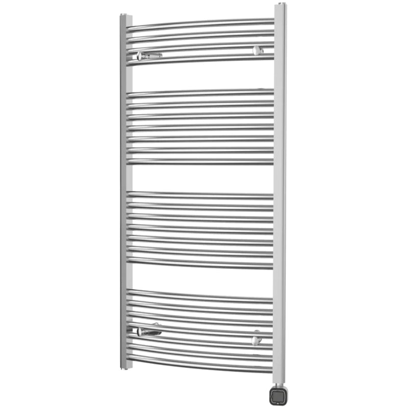 Heatgene Large Electric Radiator Towel Warmer with programmable Smart Timer and Temperature Control in Matte Black, Chrome, Brushed HGR02126