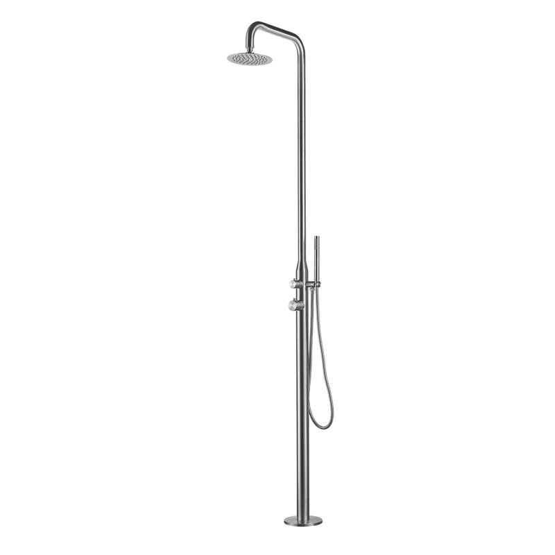 Heatgene Stainless Steel Freestanding Outdoor Shower for Poolside/Patio Drench/Indoor Shower HG9005S