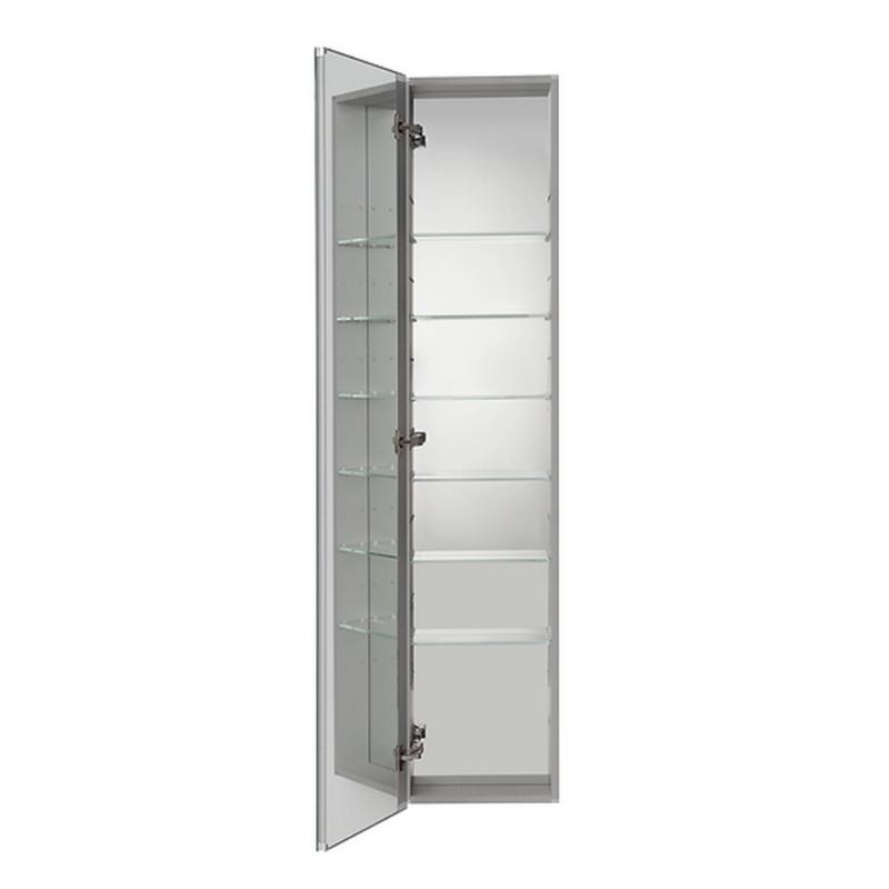 AQUADOM Royale Tall Full Length Medicine Cabinet, Left-Handed, Side Bathroom Cabinet 15" x 5" x 70"