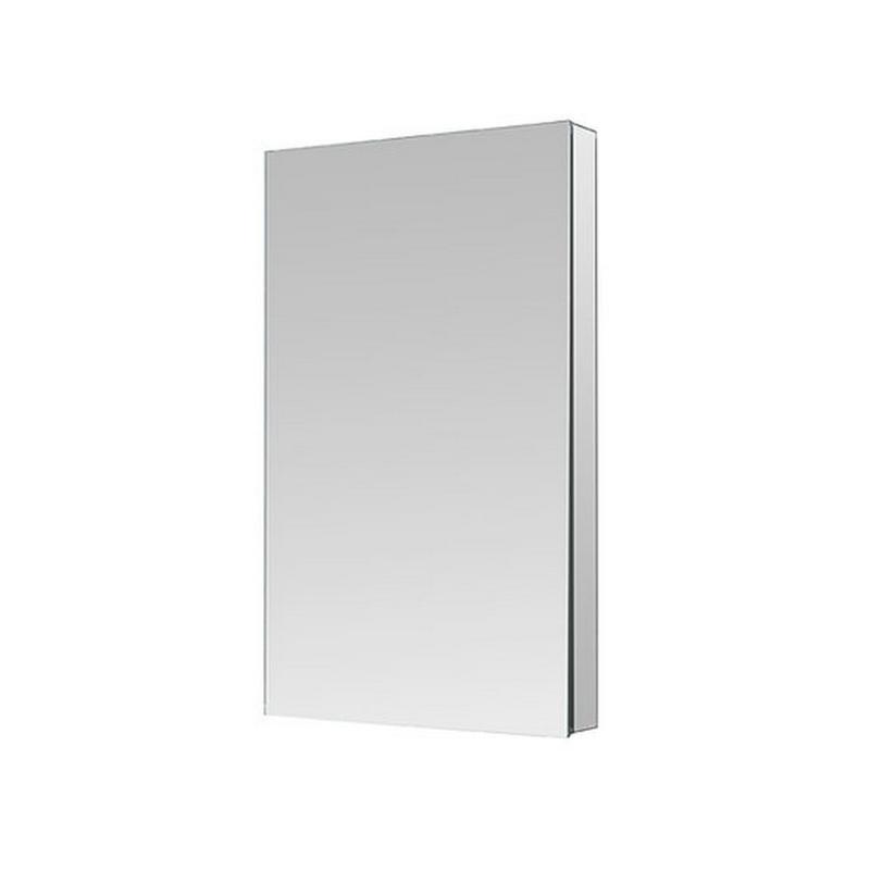 AQUADOM Royale LED Light Medicine Cabinet, Right-Handed, Recessed or Surface 24" x 5" x 36"