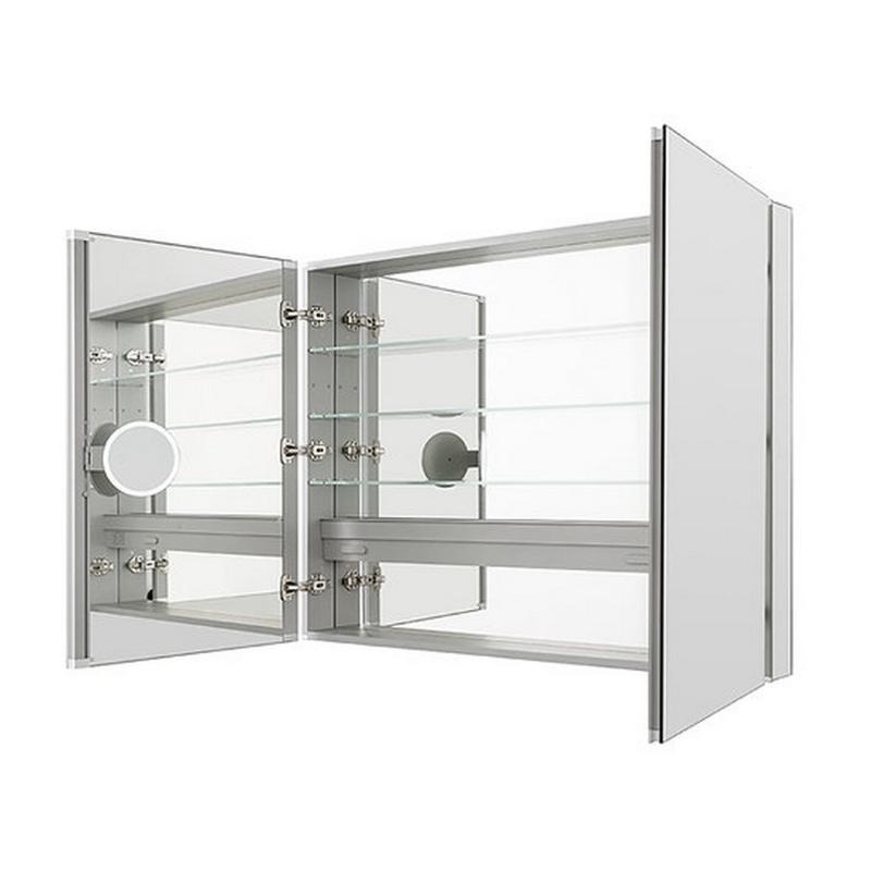 AQUADOM Royale Medicine Cabinet, Recessed or Surface 48" x 5" x 30"