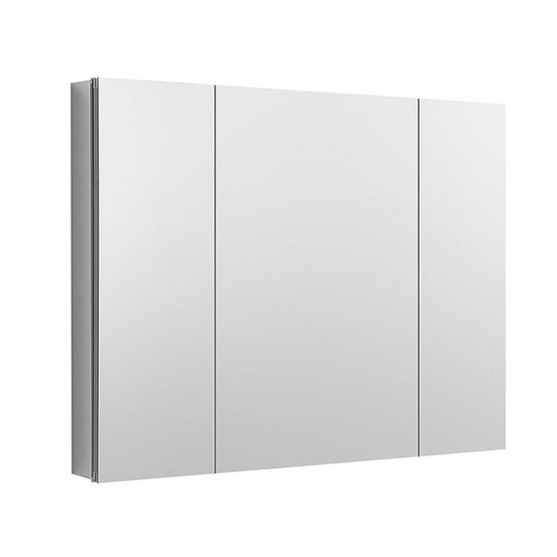 AQUADOM Royale Triple Door Medicine Cabinet, Recessed or Surface 40" x 5" x 36"
