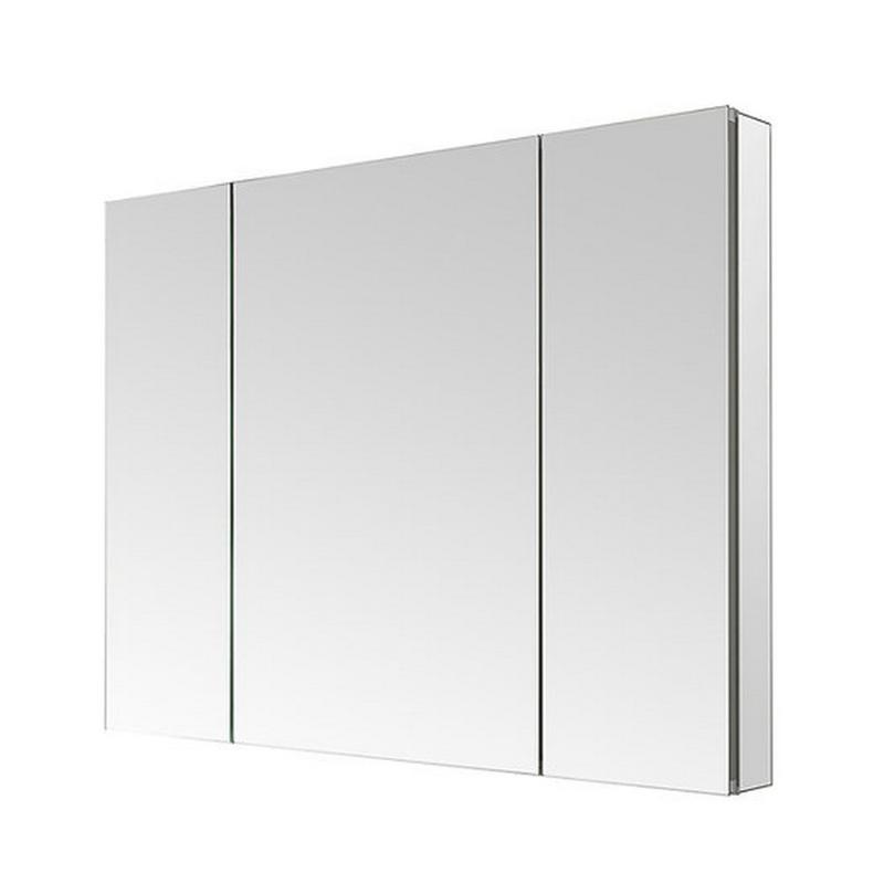 AQUADOM Royale Triple Door Medicine Cabinet, Recessed or Surface 48" x 5" x 36"