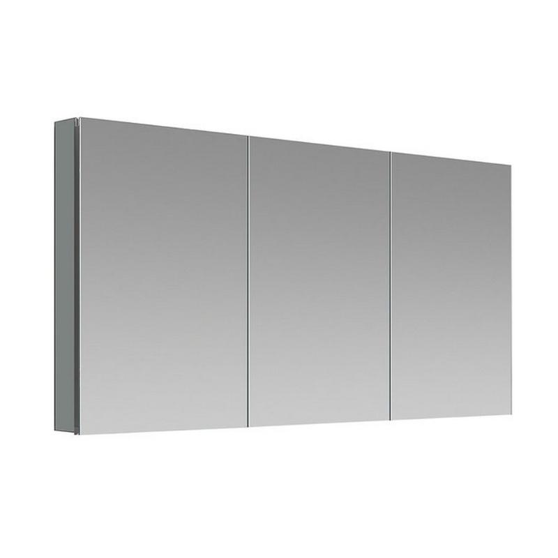 AQUADOM Royale Triple Door Medicine Cabinet, Recessed or Surface 60" x 5" x 36"