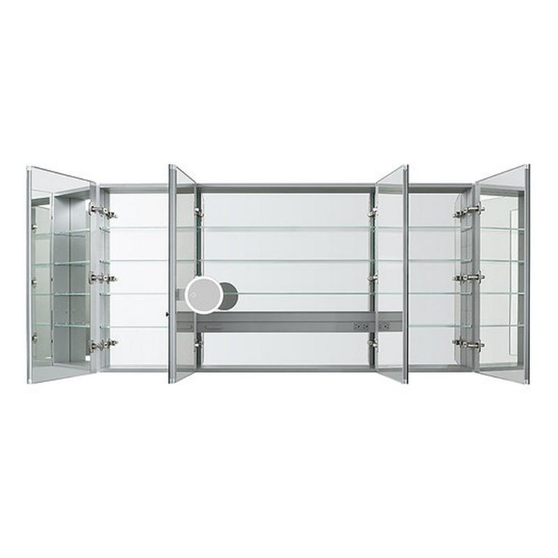 AQUADOM Royale Medicine Cabinet, Recessed or Surface 72" x 5" x 36"